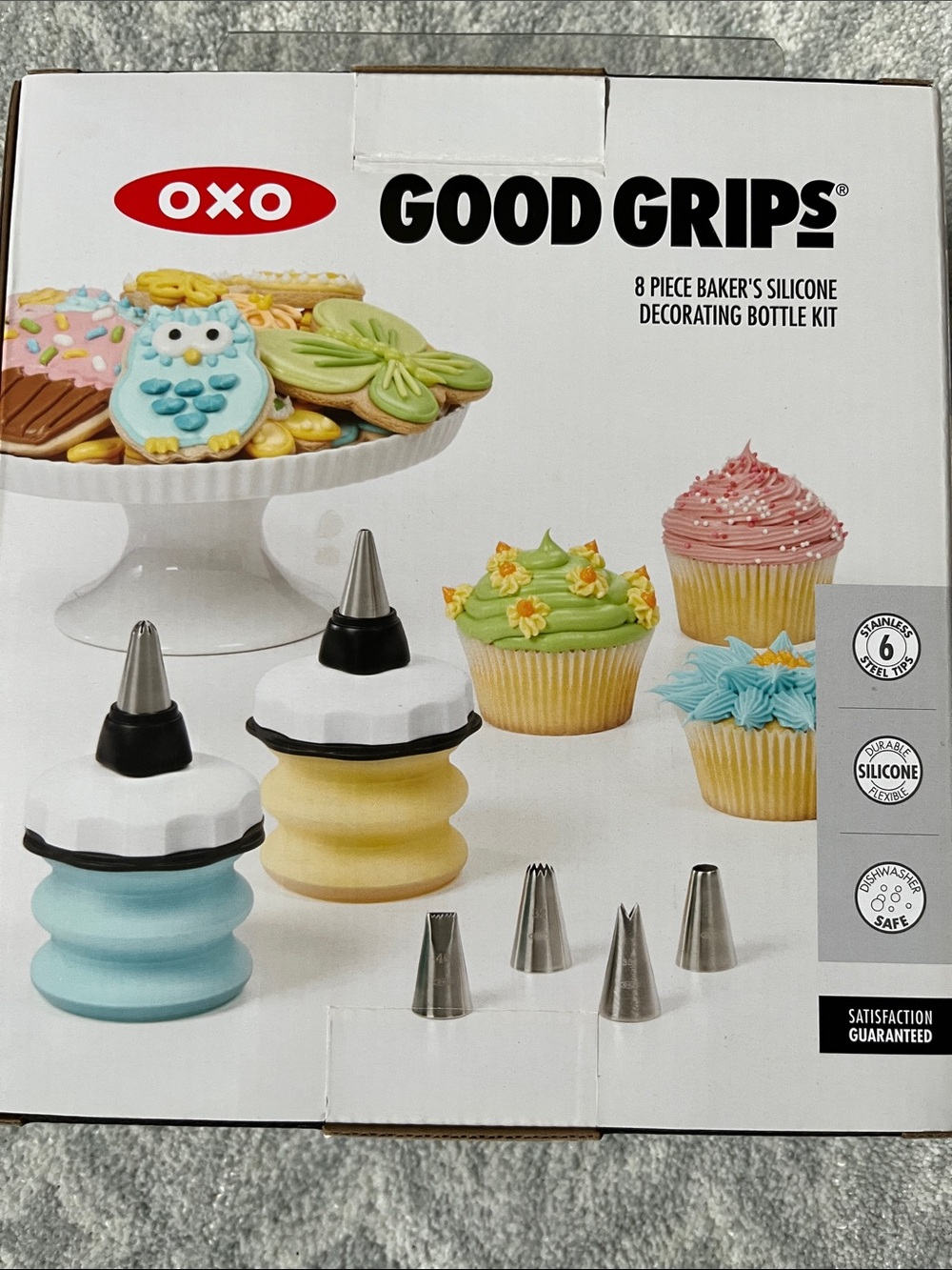 OXO Good Grips 8 Piece Baker’s Silicone Decorating Bottle Kit - Picture 2 of 2